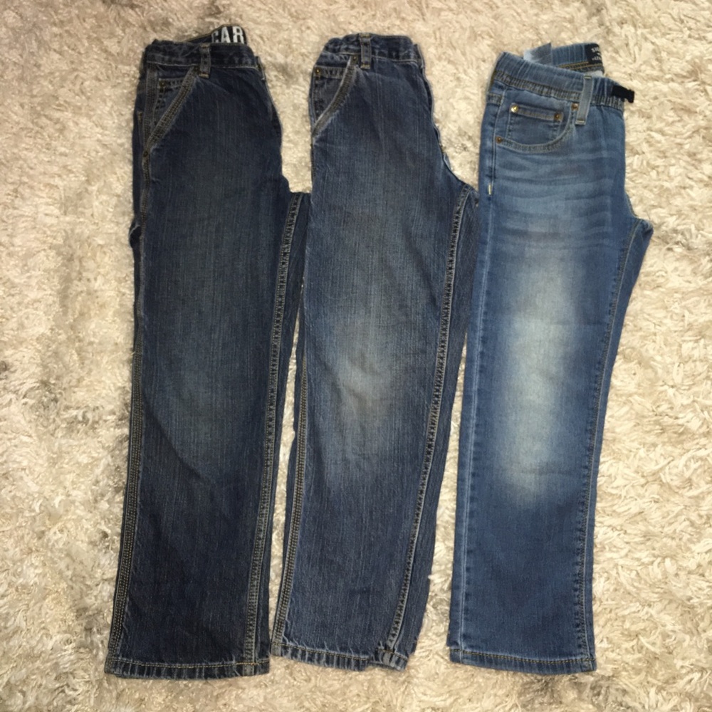Size 8 lot of boys jeans